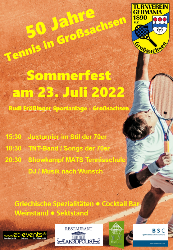 Plakat Sommerfest 2022