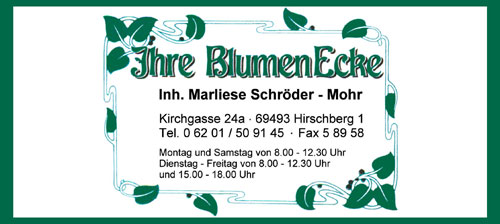 Ihre Blumenecke